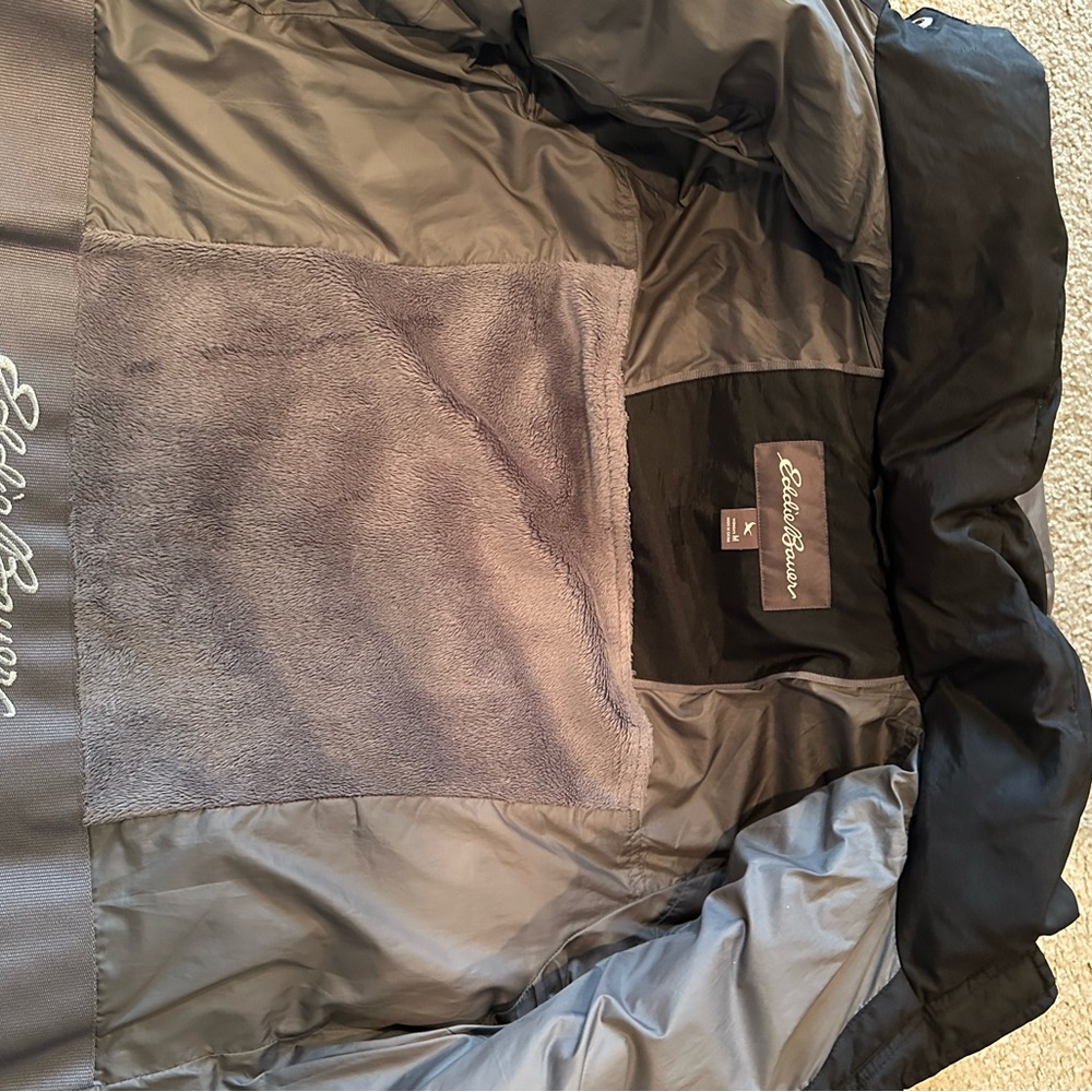 Eddie Bauer Women's Black Sun Valley Down Duffle Coat size M - Picture 8 of 8